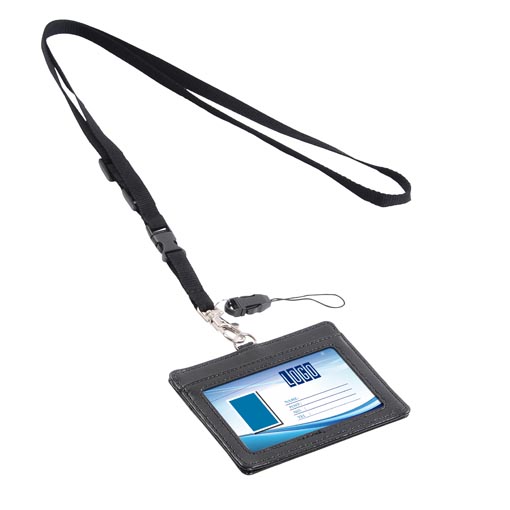 Neck Strap Lanyard Lanyard Id Card Holder Black Badge Holder Id Card Holder  Neck