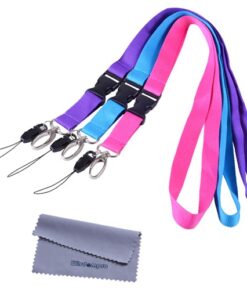 Wisdompro® 10pcs 17 Inch Colorful Quick Release Neck Lanyards/Straps/Strings For