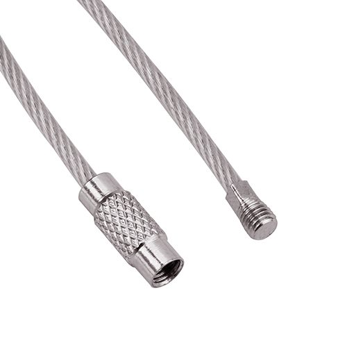 Keychain, Wisdompro 12 Pack of 4.3 Inches Stainless Steel Wire Ring 2mm Cable Loop Rings for Hanging Luggage Tag, Keyrings and ID Tag Keepers (Pack of 12 - 4.3 inch) - Image 4
