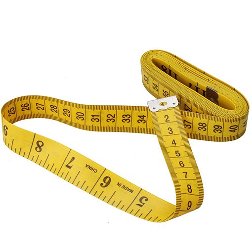 Wisdompro 120-Inch(300cm) Soft Tape Measure for Sewing Tailor Cloth, Body Measurement - Indexed in Metric and Standard Units, Convenient 0.75 Inch wide PVC Fiberglass Cloth - Yellow - Image 5