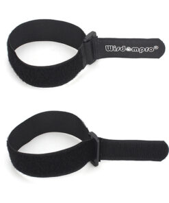 Alternative view of 12 Pack 1 x 12 Inches Hook and Loop Reusable Fastening Cable Tie Down Straps by Wisdompro - Reusable, Durable Functional Ties to Keep Your Home, Office, Workspace from Tangled Messes of Cords