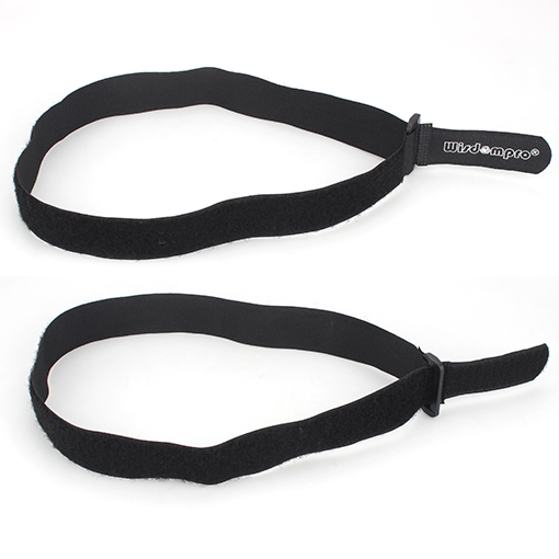 12 Pack 1 x 24 Inches Hook and Loop Reusable Fastening Cable Tie Down Straps by Wisdompro - Reusable, Durable Functional Ties to Keep Your Home, Office, Workspace from Tangled Messes of Cords - Image 2