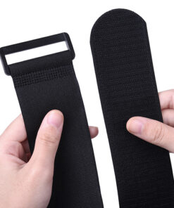 Alternative view of Extra Large 4 Pack 2 x 37 Inches Hook and Loop Strap,  Reusable Fastening Cable Tie Down Straps by Wisdompro - Reusable, Durable Functional Cinch Cable Straps for Your  Home, Office, Workspace