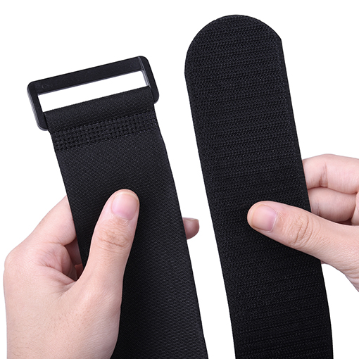 Extra Large 4 Pack 2 x 48 Inches Hook and Loop Strap, Reusable Fastening Cable Tie Down Straps by Wisdompro - Reusable, Durable Functional Cinch Cable Straps for Your Home, Office, Workspace - Image 3