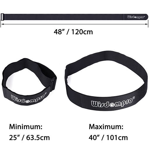 Extra Large 4 Pack 2 x 48 Inches Hook and Loop Strap, Reusable Fastening Cable Tie Down Straps by Wisdompro - Reusable, Durable Functional Cinch Cable Straps for Your Home, Office, Workspace - Image 5